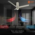 Orient Electric 1200mm Aeroslim Noiseless Energy Efficient BLDC Motor Smart Ceiling Fan with IoT, Remote & Under light.
