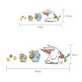 Cute Bunny Sticker Car Animal Styling Funny Rabbit Decor Decals Auto Motorcycle Body Bumper Cartoon Stickers Decoration.
