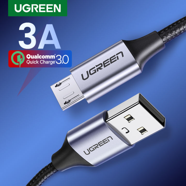 UGREEN%20Micro%20USB%20Cable%20Nylon%20Braided%20Fast%20Quick%20Charger%20QC%203.0%20Cable%20USB%20to%20Micro%20USB%202.0%20fast%20charging%20Cord%20for%20Samsung%20Huawei%20Xiaomi%20Oppo%20Vivo%20LG%20Nexus%20Nokia%20Android%20Phone%20PS4%20Xbox%20One%20Controller%20Black-Intl%20Tablet%20USB%20Cable%20Wire%20-%20Image%203