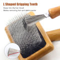 Hair Comb Pick Cleaner, Rake Design Small Hair Brush Cleaner Stainless Steel Wire Portable for Pet Brush for Home.