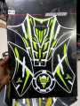 YAMAHA MT15 Motorcycle Full Tank Pad Sticker. 