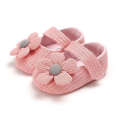 Women's Spring and Autumn Flower Princess Soft Sole Walking Baby 0-6-12 Months Anti Drop Girl Shoes.
