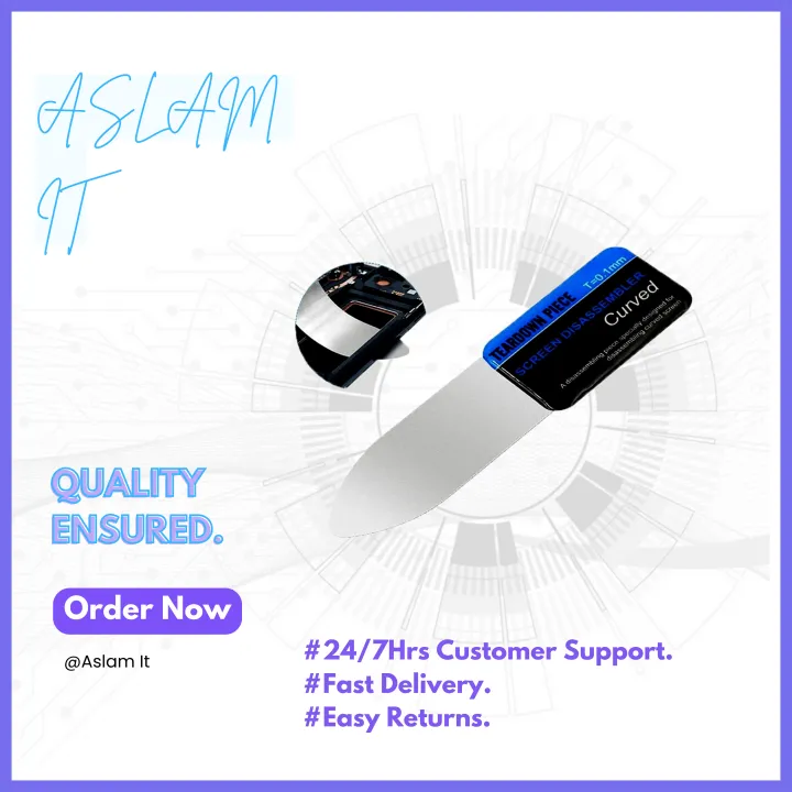 Smart Phone Display Remover Curved Thin Plate 0.1mm | Daraz.com.bd