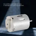 8000RPM 9V 68mA High Torque Magnetic Cylindrical Mini DC Motor Silver. 