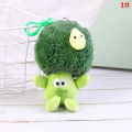 Cute Vegetable Broccoli Plush Stuffed Doll Cauliflower Soft Plush Toy Couple Keychain Bag Pendant Kid Gift.