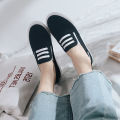 Feiyao canvas shoes women's Korean version of the versatile little white shoes one kick white shoes summer shoes couple casual cloth shoes L237.