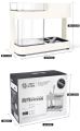 Toothbrush Box Holder Cup Bathroom Storage Toilet Two Removable Toothbrush Box Seat 2 chamber. 