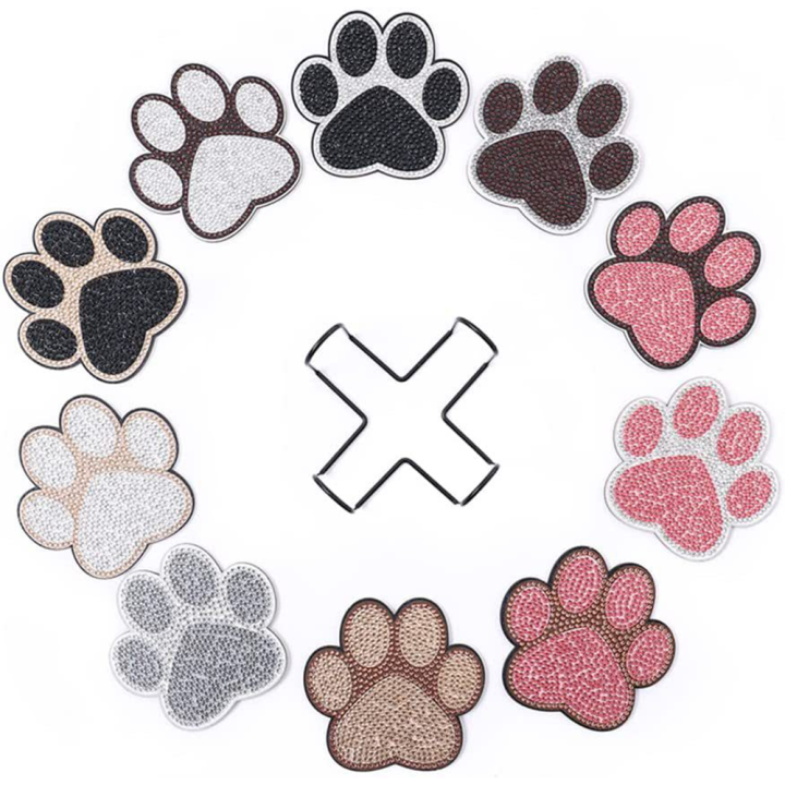 10%20Pcs%20Dog%20Paw%20Shaped%20Painting%20Coasters%20Kits%20DIY%20Pet%20Paw%20Painting%20Coasters%20With%20Holder%20-%20Image%208