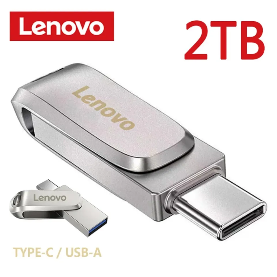 Lenovo Metal U Disk 2TB In High Speed USB Flash Drives Dual