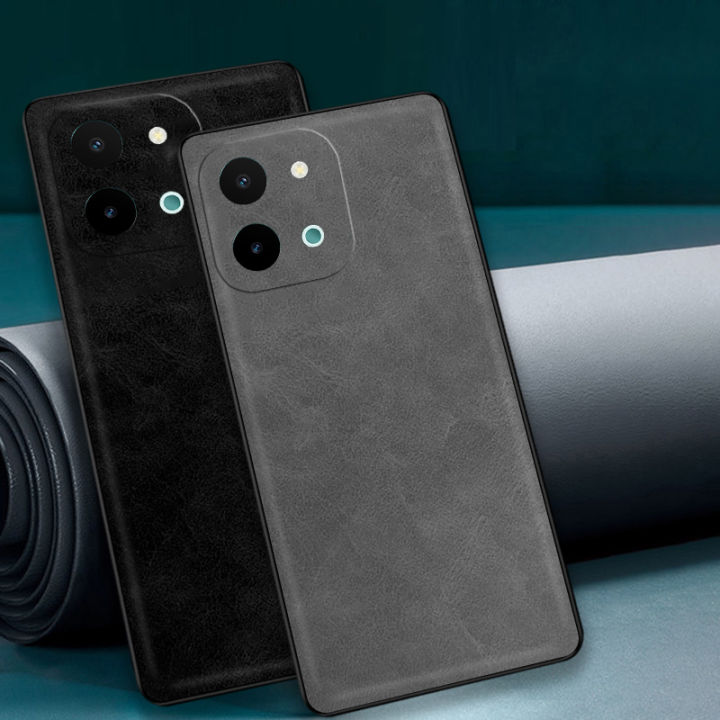 New%20Phone%20Case%20For%20vivo%20Y28%20Cover%20Frosted%20Soft%20Vintage%20Leather%20Anti%20Drop%20For%20Vivo%20Y28%20case%20-%20Image%204