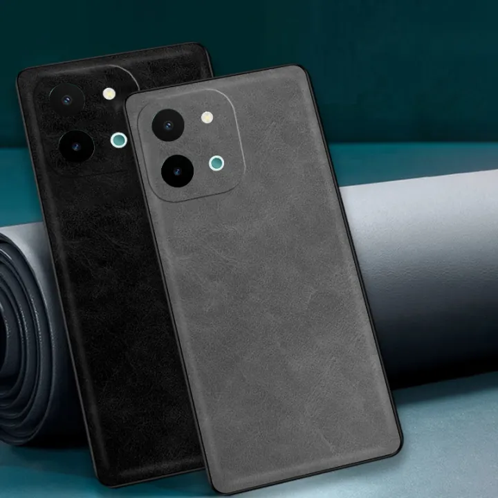 New%20Phone%20Case%20For%20vivo%20Y28%20Cover%20Frosted%20Soft%20Vintage%20Leather%20Anti%20Drop%20For%20Vivo%20Y28%20case%20-%20Image%204