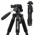 ZOMEI Q111 142cm/56" Lightweight Portable Aluminum Alloy Camera Travel Tripod-1#.