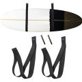 Surfboard Longboard Wall Sling Storage Strap Surfing Board Rack System Garage Hanger Adjustable Wall Mount.