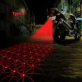 SUV Car LED Rear Motorcycle Fog Lights Laser Tail Warning Indicator Lamp Waterproof Brake Universal Motorbike 720LM,Laser Wavelength 650nm (Red) Type 2. 