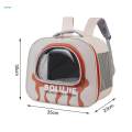 Cat Cats Bag, when Going Out, Travel Bag, Unique Breathable with Shoulder Strap red. 