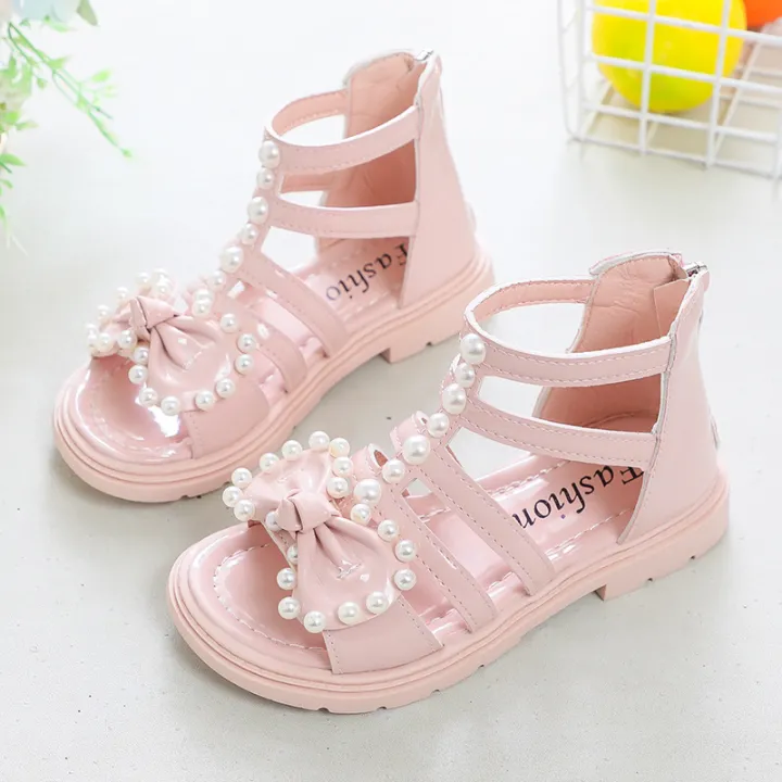 Girls%20Sandals%20Summer%20Fashion%20Princess%20Shoes%20Summer%202023%20New%20Styles%20for%20Medium%20and%20Big%20Kids%20Exposed%20Little%20Girls%20Student%20Roman%20Shoes%20-%20Image%207