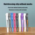 Colorful Seamless Clip Rubber Seamless Clip Hairdressing Clip Positioning Clip Partition Clip Hairdressing Product Tool. 