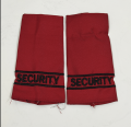 Security Bach - security guard uniform Bach Epaulet , Shoulder Bach- Security Patch tag nameplate.