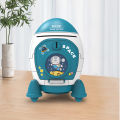 Piggy Bank For Boys Girls Cartoon Space Rocket Large-capacity Money Saving Box Desktop Decoration For Birthday Gifts. 