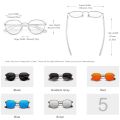 KINGSEVEN 2022 New Handmade Walnut Wood Round Sunglasses Men Women Polarized Mirror Sun Glasses Male Steampunk Shades Oculos. 