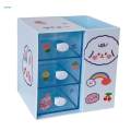 Multifunctional Jewelry Storage Box with Drawer Makeup Holder for Bedroom Dresser. 