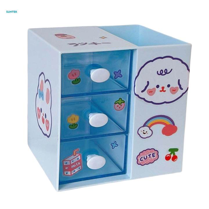 Multifunctional%20Jewelry%20Storage%20Box%20with%20Drawer%20Makeup%20Holder%20for%20Bedroom%20Dresser%20-%20Image%204