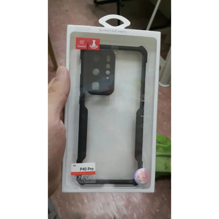 XUNDD%20(ORG)%20CASE%20For%20Huawei%20P40%20Pro%20Shockproof%20Military%20Grade%20Bumper%20Arcylic%20TPU%20Phone%20Case%20Clear%20Transparent%20Back%20Cover%20-%20Image%204