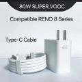 OPPO 80W VOOC TYPE C FAST CHARGER for OPPO A94, Reno 3, Reno 3 Pro, Reno 4 and Reno 6Z 5G.
