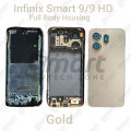 For Infinix Smart 9 9 HD Full Body Housing With Camera Glass (LCD Frame, Side/Middle Frame, Back Panel/Backshell). 
