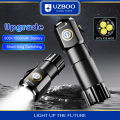 UZBOO Upgrade Mini Flashlight Extension Tube High Bright Flashlight LED Torch Light Outdoor Pocket Size Flashlight Rechargeable Waterproof Torch Light for Hiking Hunting Camping. 