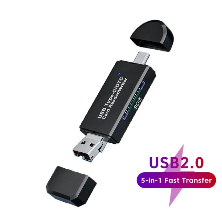 2 En 1 USB 2.0 Lecteur De Carte Mémoire Universel ... - Grandado