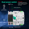 Photovoltaic Solar Power ATS Automatic Transfer Switch 63A. 