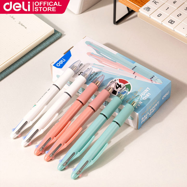 Deli%20EQ181%20Ball%20Point%20Pen%20Four%20Colors%20Macaron%20Pens%20Bullet%20Tip%201.0mm%20-%201%20PCS%20-%20Image%203
