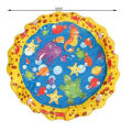 Inflatable Kids Round Water Splash Play Pool PVC Swimming Pools 100cm Playing Sprinkler Mat Yard Outdoor Fun Dropshipping. 