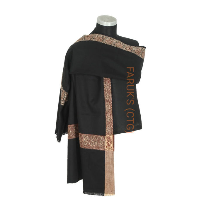 Black Kashmiri Shawls for Men