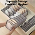Household Underwear Bra Socks Storage Net Box Multi Lattice Separation Storage.