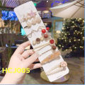 Fashion Pearl Hair Clips For Women Girls Elegant Snap Barrettes Hairpins-8pcs.