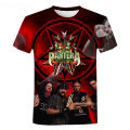 Pantera rock band 3D print men's and women's fashion versatile T-shirt children's summer light casual short sleeve sports fitnes. 