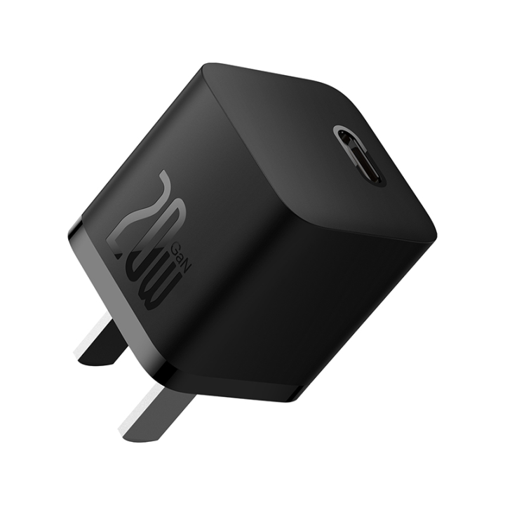Baseus%20Charger%2020W%20For%20Apple%20Iphone%2014%2013%2012%2011%20Series%20GaN5%20Fast%20Charger%201C%20CN%20Adapter%20Sierra%20Black%20-%20Image%203
