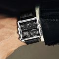 LIGE Fashion Black Steel Watch Men Digital Dual Display Watch Sports Chronograph Waterproof Quartz Wristwatch Men Military Watch. 