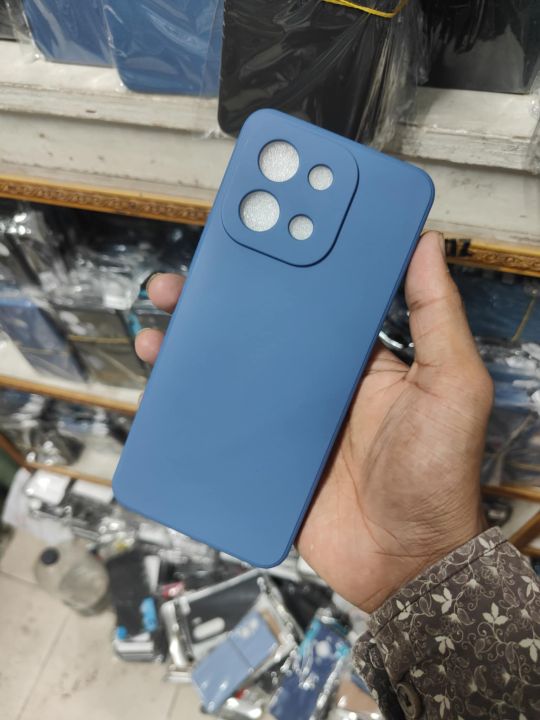 For vivo Y28 4G Luxury Shockproof Liquid Silicone Phone Case Back Cover