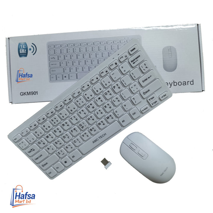 Mini Slim Wireless Keyboard & Mouse Combo