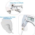2.5mm 3.5mm mono plug to 3.5mm Snap Tens Lead Wire for Tens EMS electrode leads.