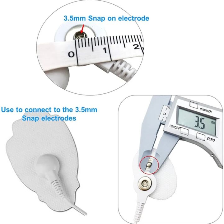 2.5mm%203.5mm%20mono%20plug%20to%203.5mm%20Snap%20Tens%20Lead%20Wire%20for%20Tens%20EMS%20electrode%20leads%20-%20Image%206