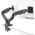 NB North Bayou Dual Monitor Desk Mount Stand Full Motion Swivel Computer Monitor Arm for Two Screens 17-27 Inch with 4.4~19.8lbs Load Capacity for Each. 