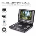 7.8 Inch TV Home Car DVD Player with TV/FM/USB/Game Function-EU Plug. 