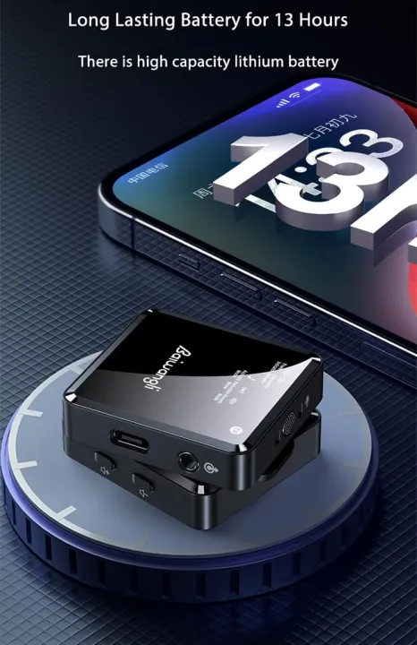 F11%202:1%20Wireless%20Microphone%20For%20IPhone%20,%20Android%20and%20Camera%20-%20Image%204