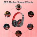 Wireless Headphones HiFi Stereo Over Ear Bluetooth Headset With Mic Supports TF Card Noise Cancel Earphone For Cellphone PC. 