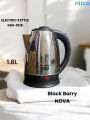 Electric Kettle Durable long Life Heavy Duty Electric Kettle Nova= 1.8 LTR (1 Years Warranty).