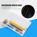 Pre-Formed 140PCS Jumper Wire Kit Solderless Breadboard Jumper Cable Set - Multi Plug - Multi Plug. 